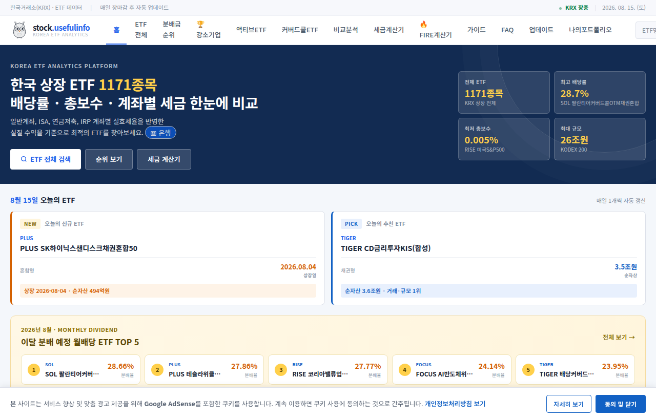 한국 ETF 완전 비교